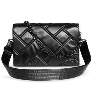 Lug Huddle black crossbody purse bag excellent condition